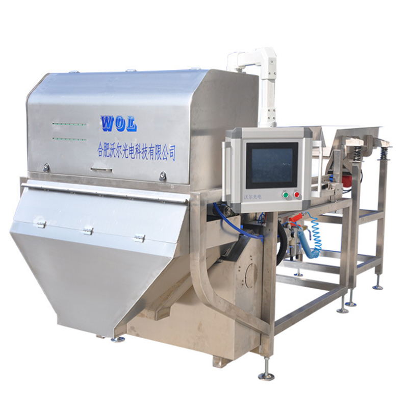 Garlic clove color sorter machine made in China from Wol optoelectronics