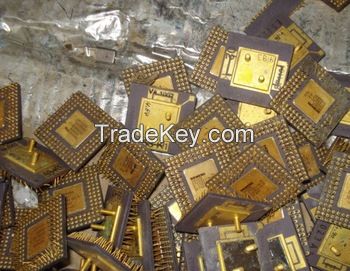 Ceramic CPU Processor Scrap gold