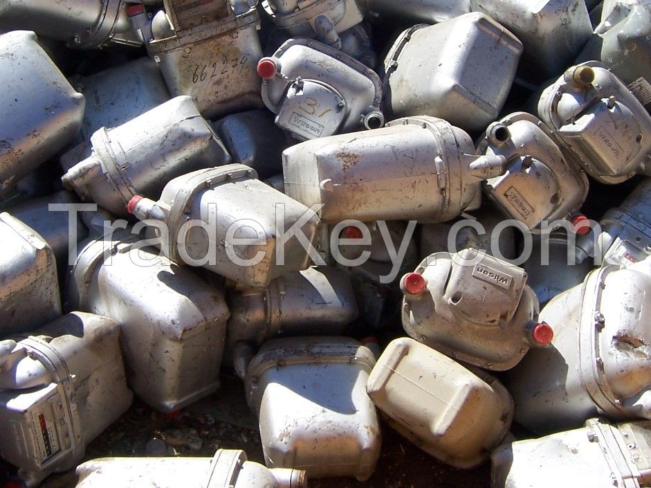 Aluminium body gas meters scrap