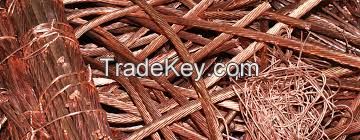 Copper wires CU99.7% , 0.6-1.6mm, High purity copper wire scrap 99.99%