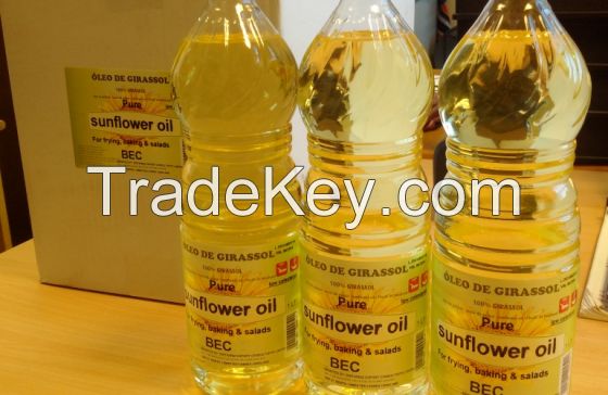 Non - Gmo refined sunflower oil for cooking available from Thailand