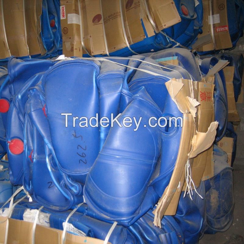 HDPE BLUE DRUMS SCRAPS IN BALES