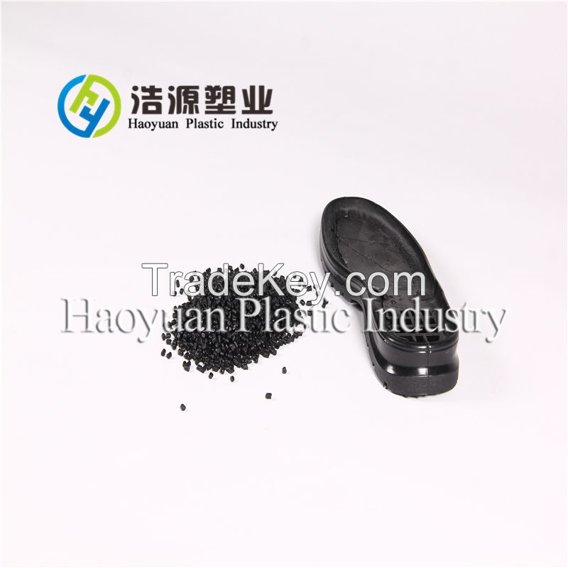 Black PVC material /High quality PVC compounds/grain for out sole