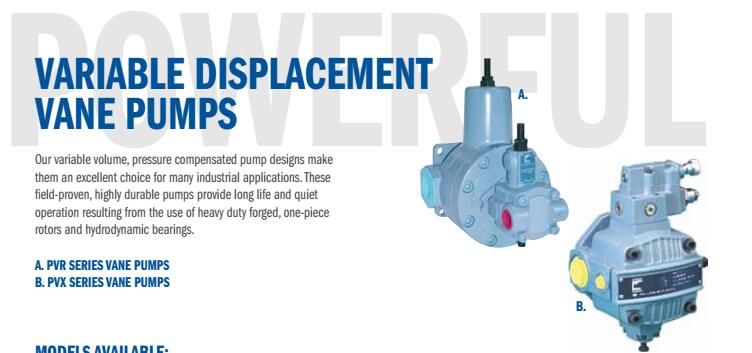 Continental Hydraulics pumps, valves and power units