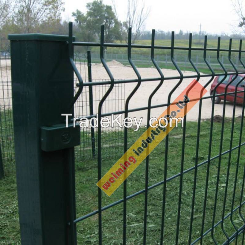 3D panel fence, fence on highway