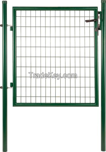 Round Post Single Garden Gate Garden Fence