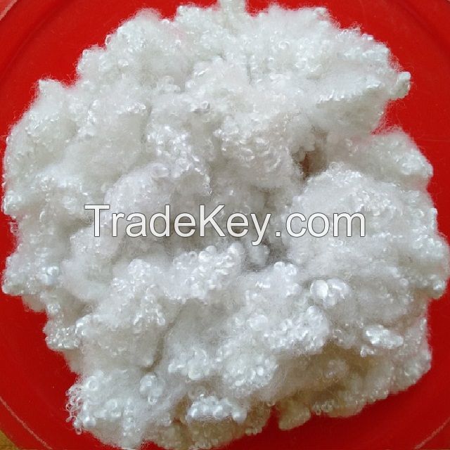 7D hollow conjugated silicon polyester staple fiber A grade