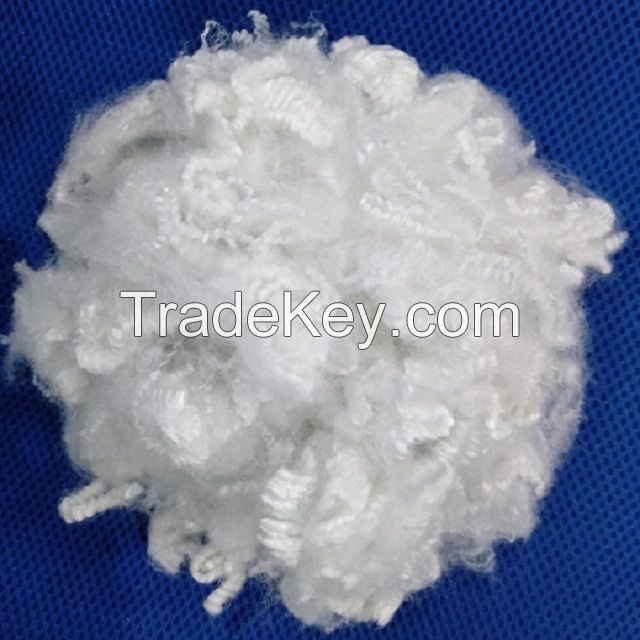 7D hollow silicon polyester fiber A grade