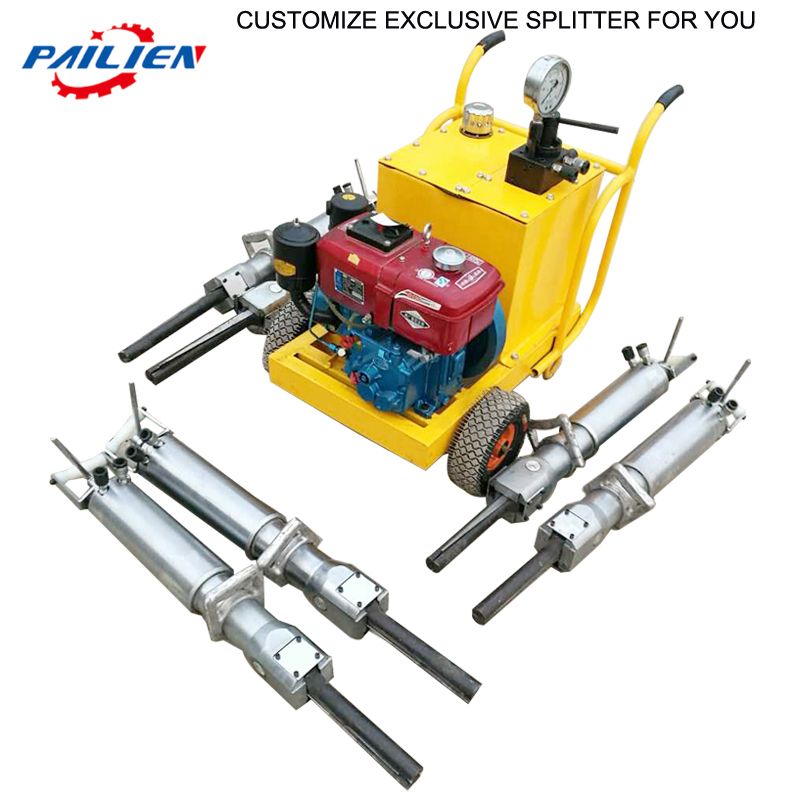 portable hydraulic rock splitter