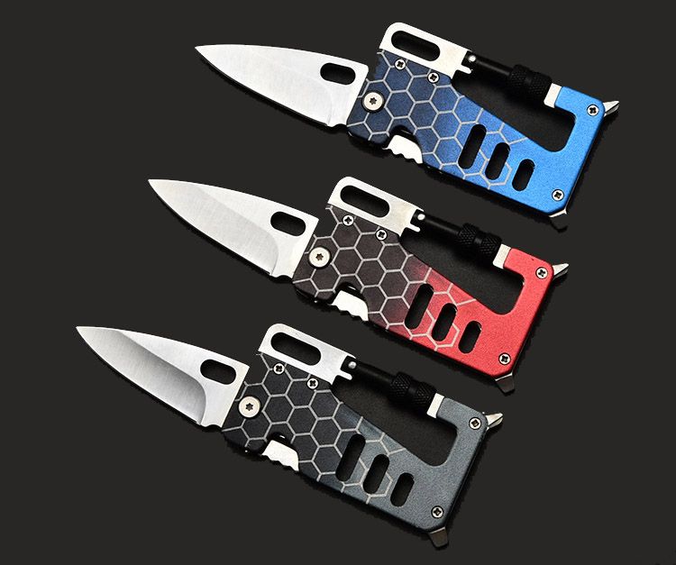 Mountaineering buckle portable knife