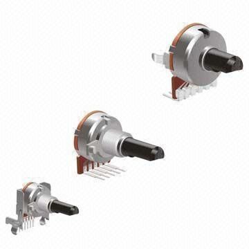 12mm Standard Rotary Potentiometers for Car Amplifiers, Volumn Control and Home Appliance