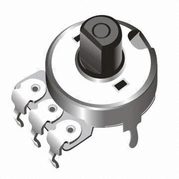 Micro Rotary Type Potentiometer with Maximum Operating Voltage of 10V AC/DC