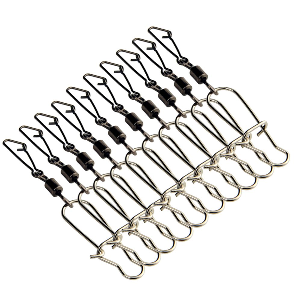 Sell 10pcs Swivel Hooks Dual Clips Hanging Wind Spinners for Chimes Crystal Twisters Spinning Windsocks and Any Kites, Flower Pots, Plants, Bird Feeders, Solar Lights