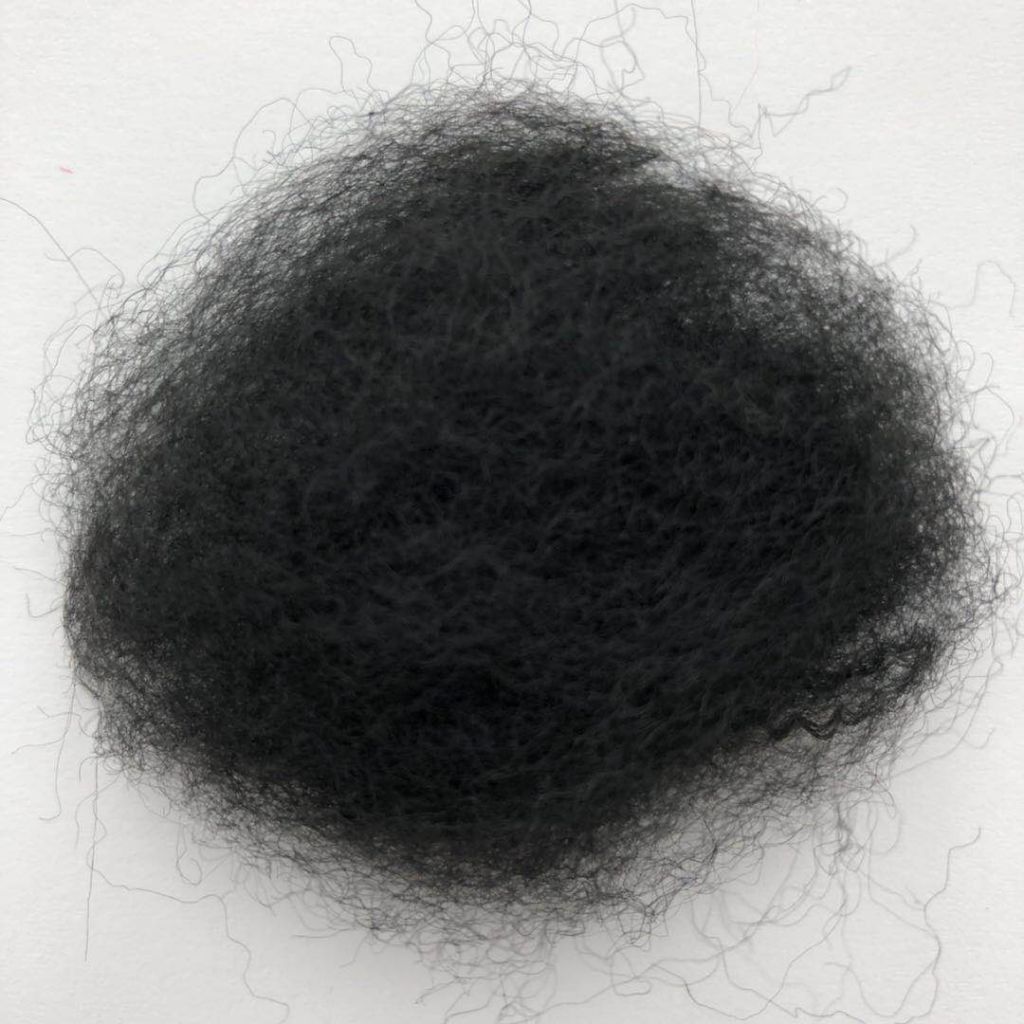 black polyester staple fiber