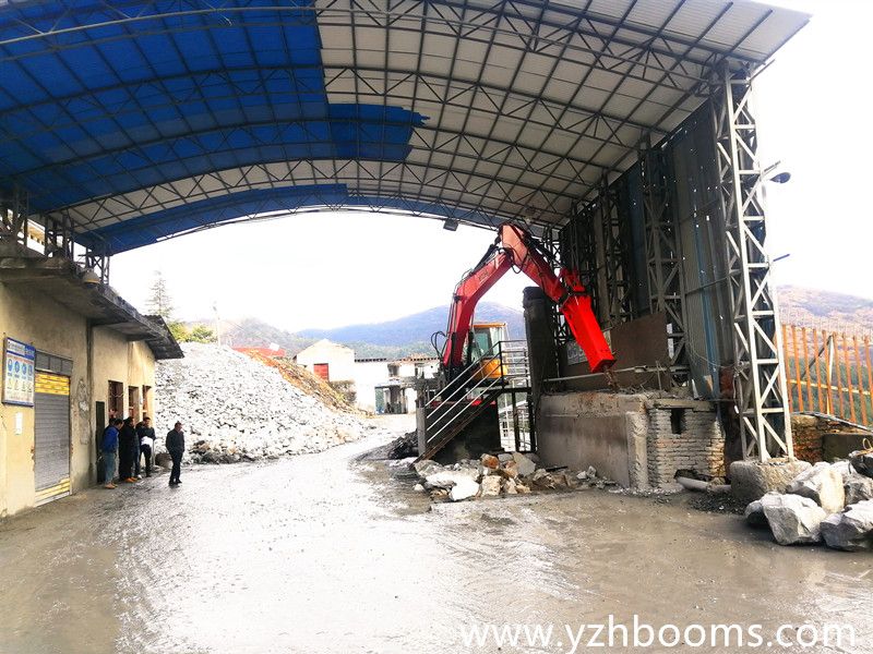 Hydraulic Rock Breakers Booms Systems