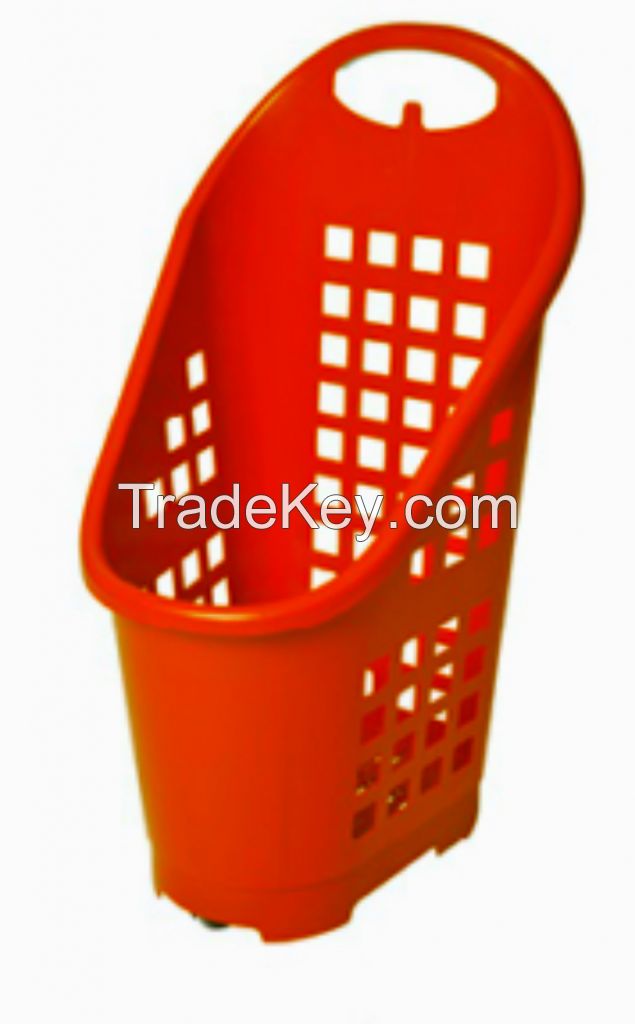 Plastic Mobile Shopping Cart