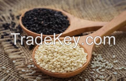 Sesame Seeds, Black , White and Brown