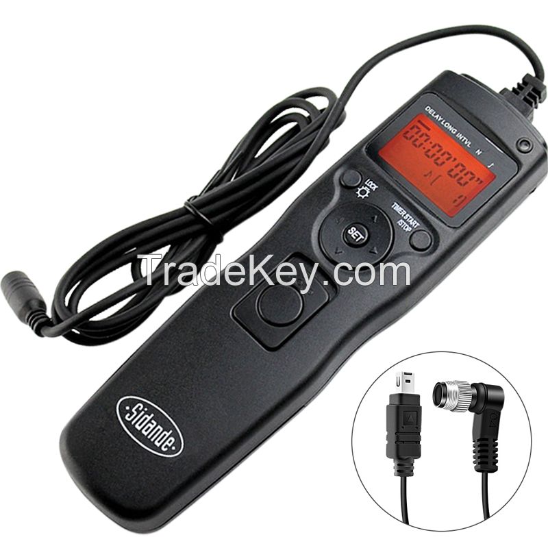 Sidande Timer Timing Remote Control Shutter Release for Nikon D3500 D5300 D750 D610 D810 D800 D600 D90 D7000 D7100 Digital SLR Camera Accessories
