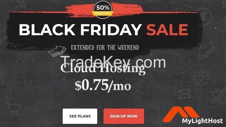 Black Friday Web Hosting Deal - 50% OFF on Cloud Plan