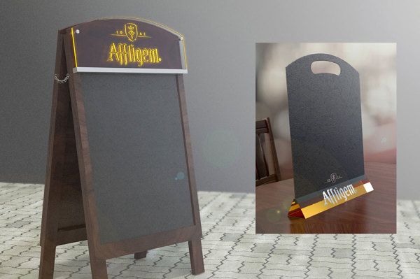 black color pvc board for restaurant menu