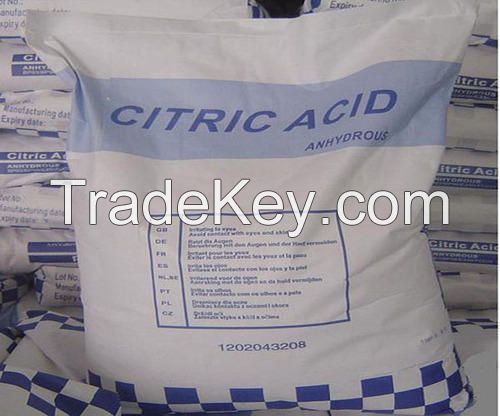 Citric Acid Anhydrous CAA CAS: 5949-29-1 C6H807