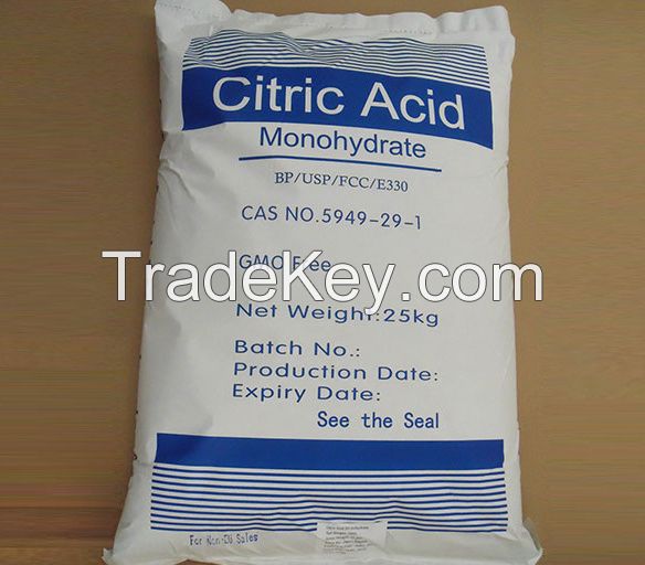 Citric Acid Monohydrate CAM CAS: 5949-29-1 C6H807