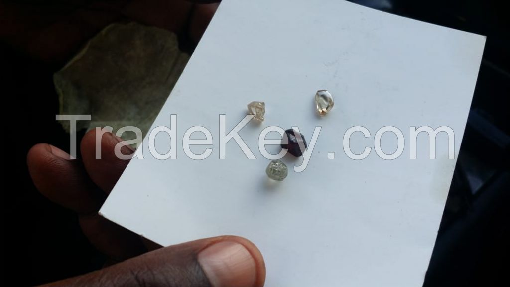 White Rough Diamonds