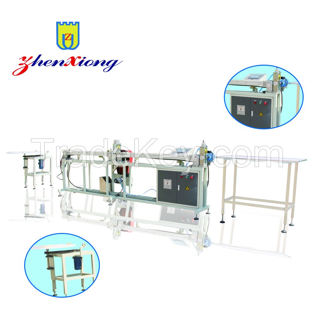 Automatic magnetic strip inserting machine for door gasket