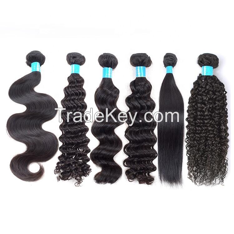 Cheap 100 human hair extension raw Brazilian hair bundle, remy natural hair extensions.
