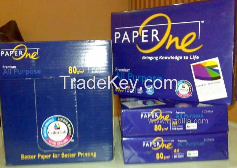 80GSM, 75GSM, 70GSM A4 Copy Papers / Office Paper / International Size A4