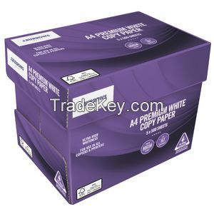 International Size A4 / 80 GSM A4 Copy Papers , office paper / Paper One / Double A