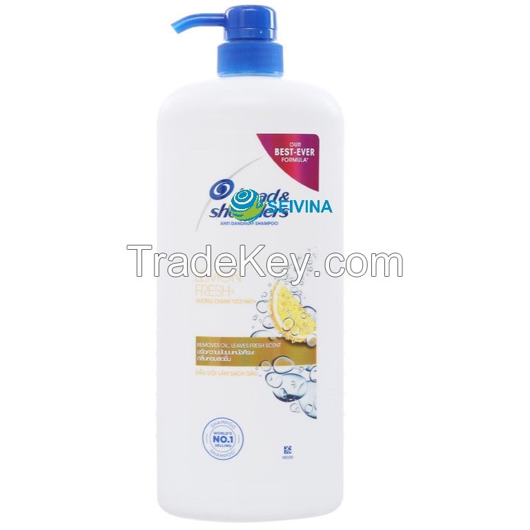 HS shampoo with lemon scent to clean dandruff