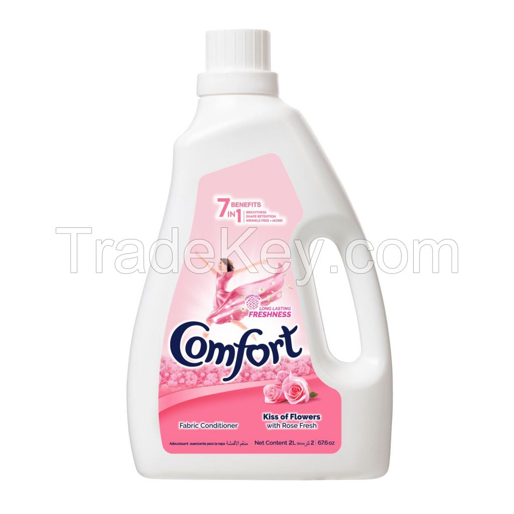 Comfort Dilute Fabric Conditioner 7 in 1 rose scent