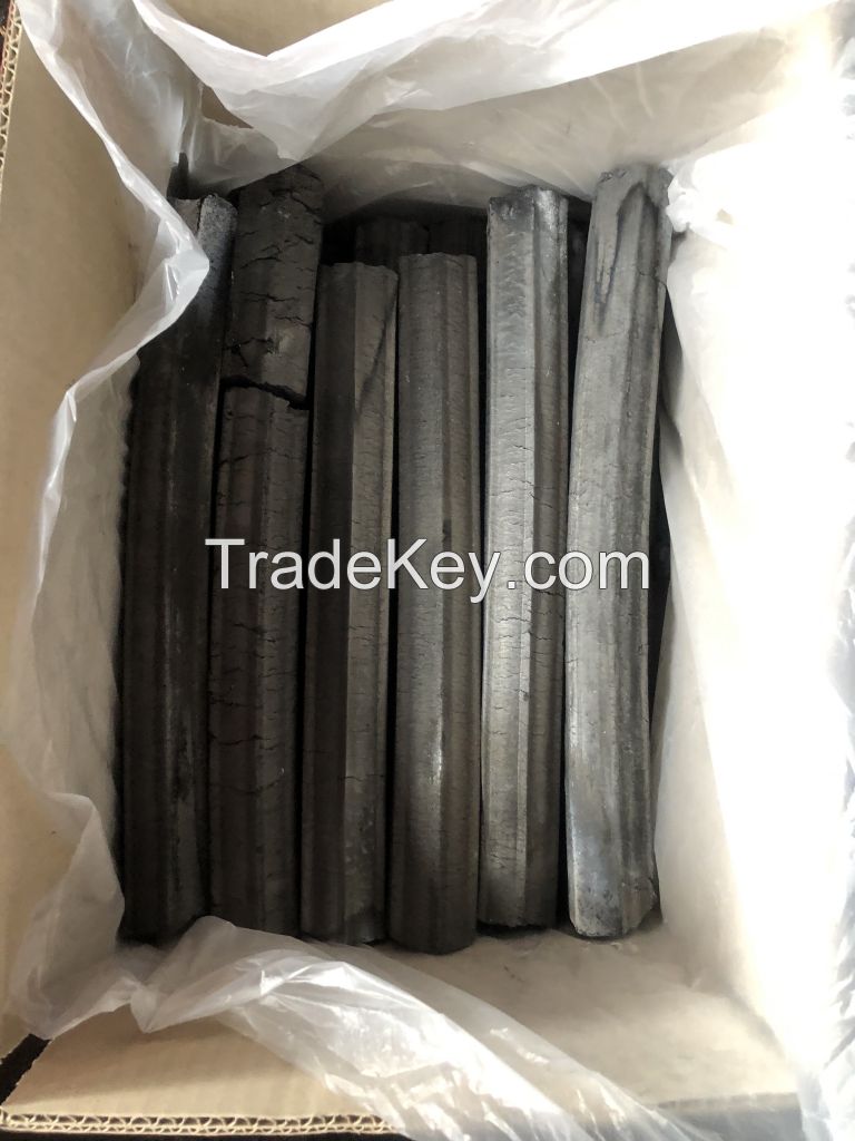 Sawdust briquette charcoal