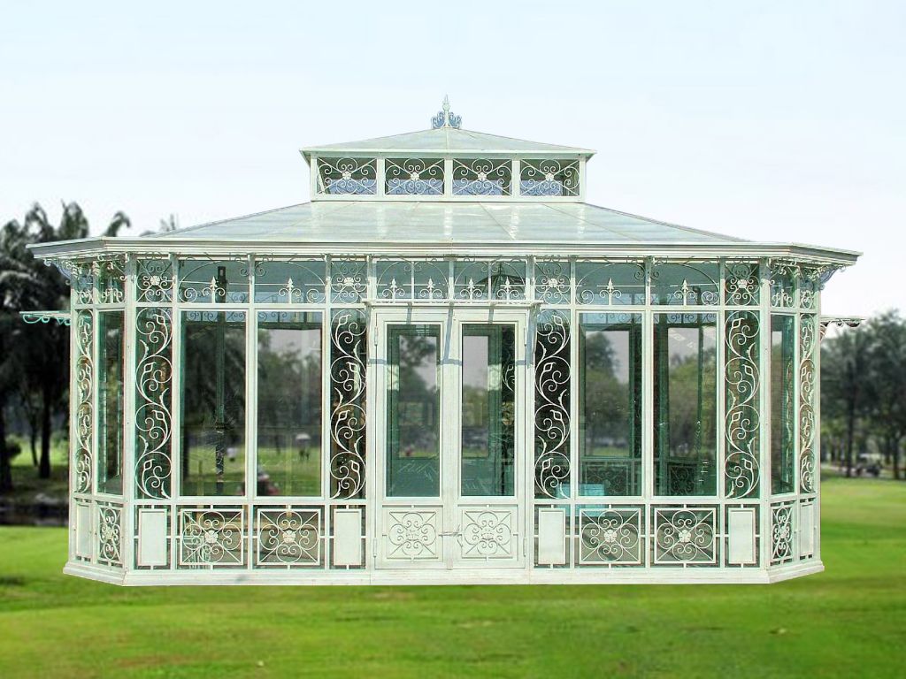 Nice garden iron greenhouse