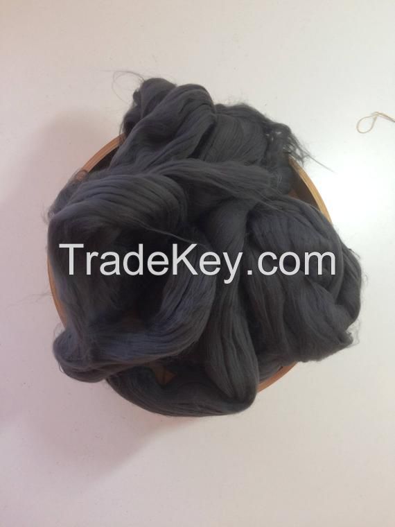 Bamboo Charcoal Fiber with Gray Colored