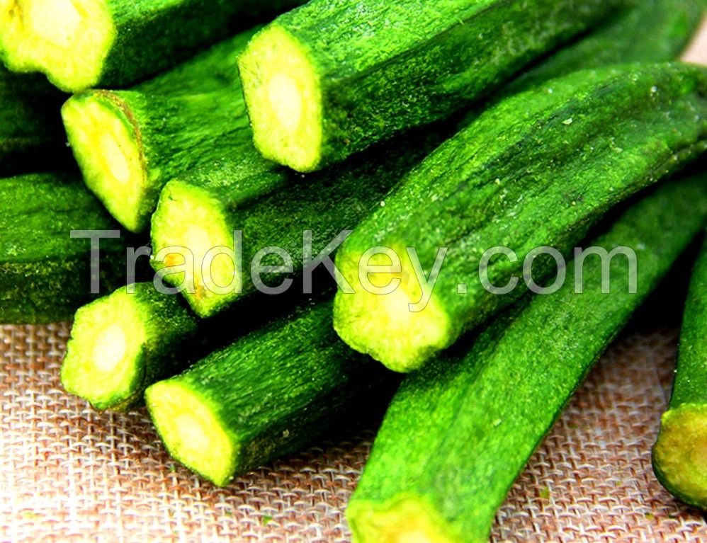 Vegetarian Style Freeze Dried Okra Vegetables