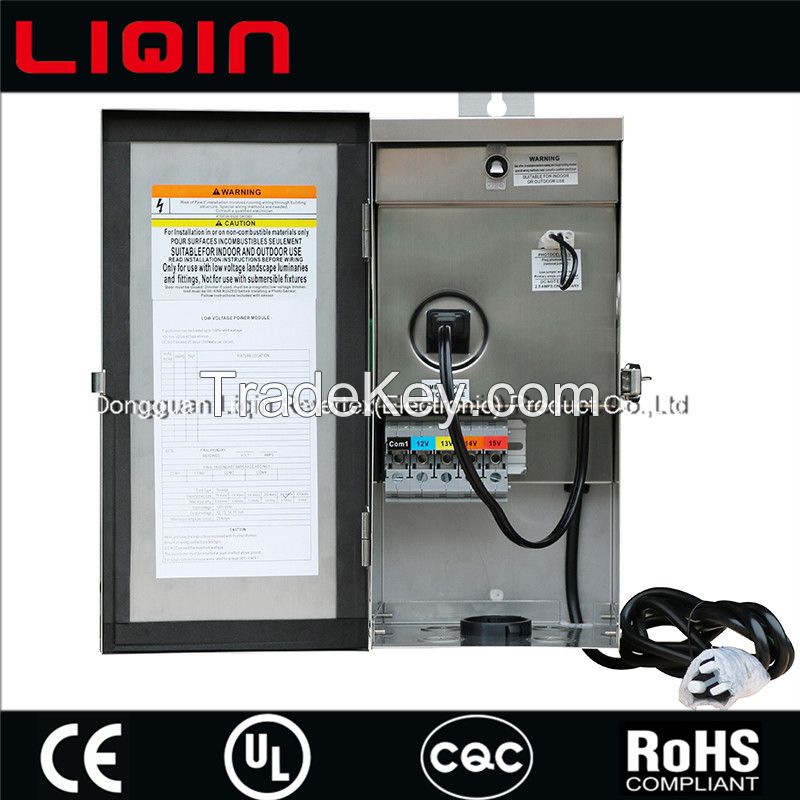 300 watt outdoor low voltage landscape lighting transformer