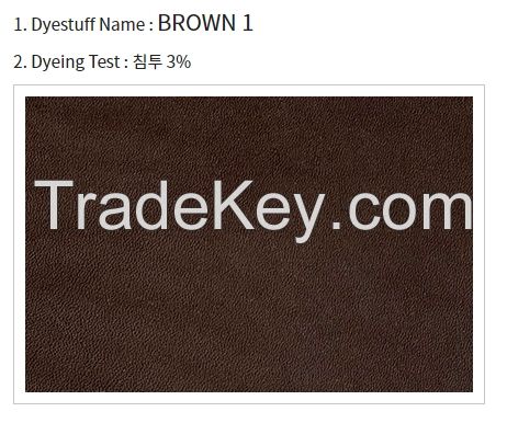 Leather Dyestuff     Brown 1