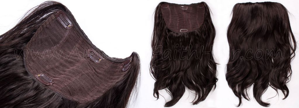 Clip-in Half Wig Frontal