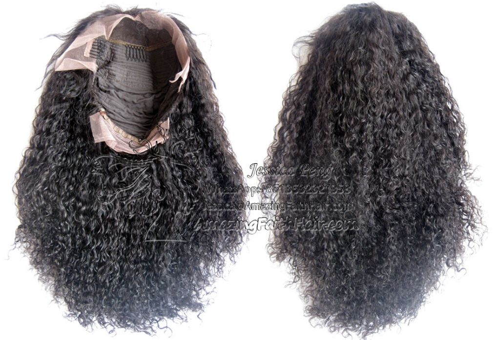 Glueless Lace Front Wig Loose Curly