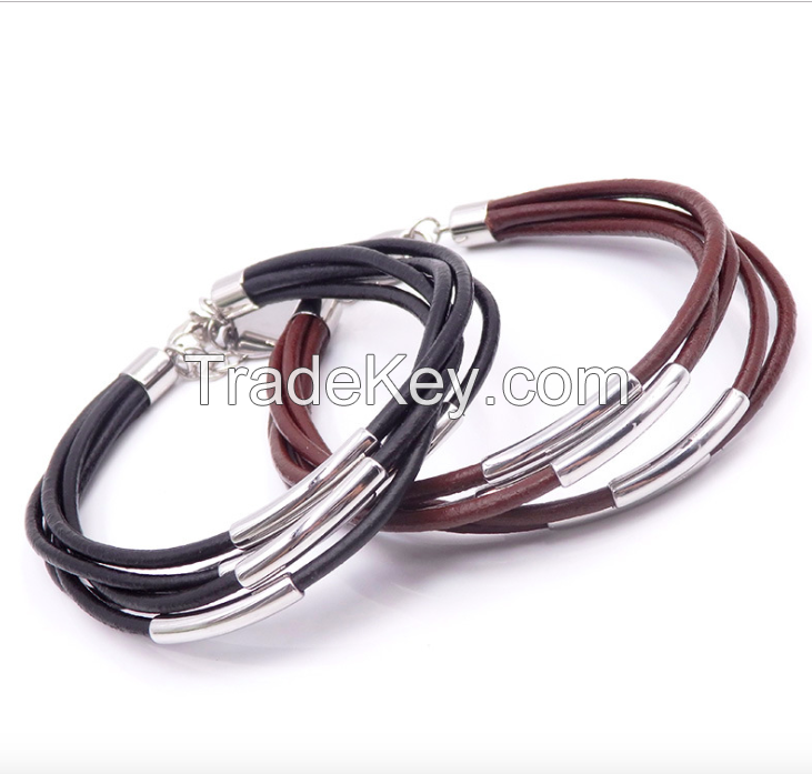 Stringthread Leather Bracelet