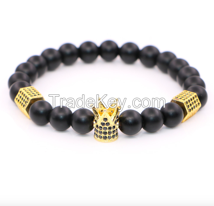 Crown Beads Bracelet