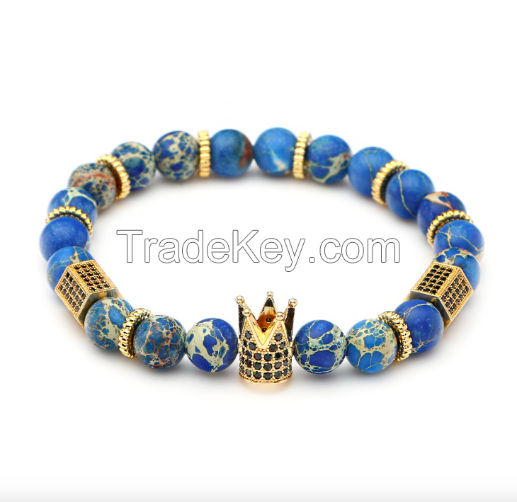 Crown Beads Bracelet