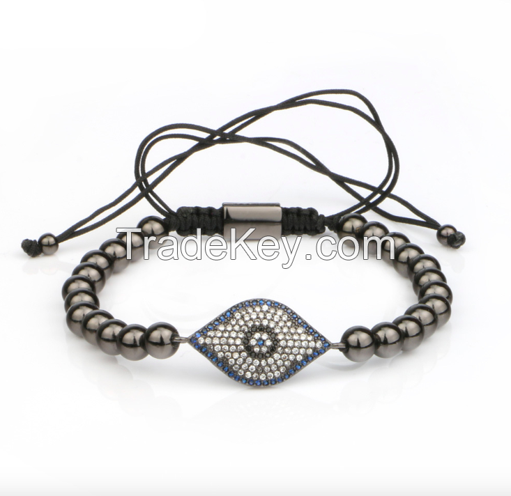 Eye Metal Beads Bracelet