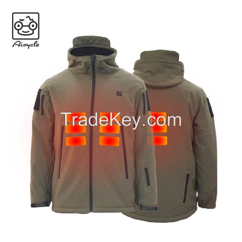 Wholesale Heated Jackets Battery Heated Waterproof Softshell Jacket