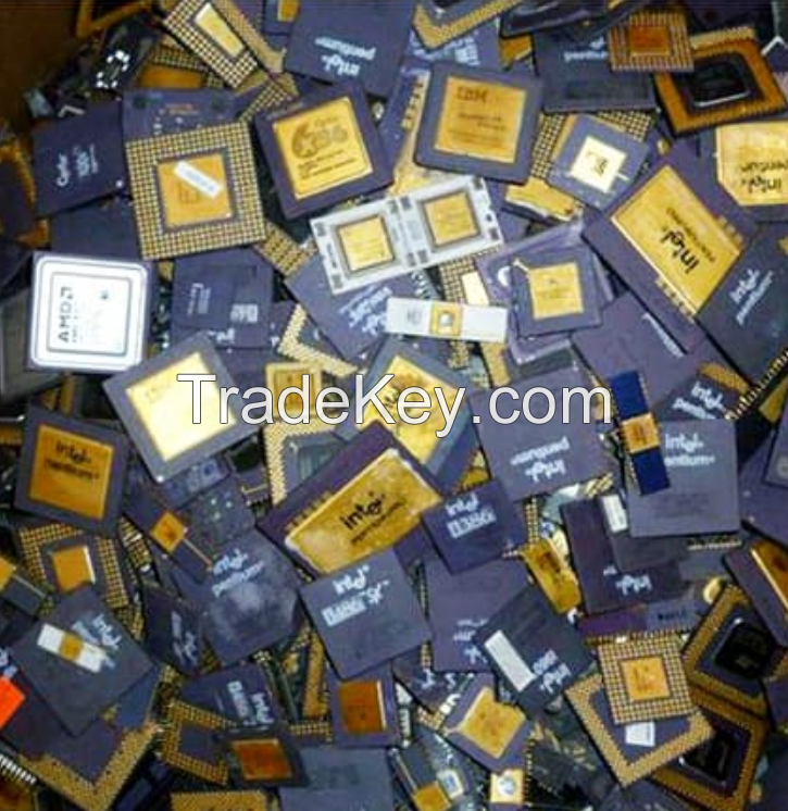 CERAMIC CPU PLASTIC PROCESSORS GOLD SCRAP