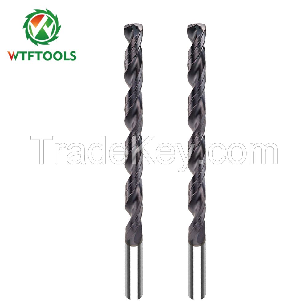 WTFTOOLS Factory 5D Tungsten Carbide Drill Bits For Metal Drilling hole