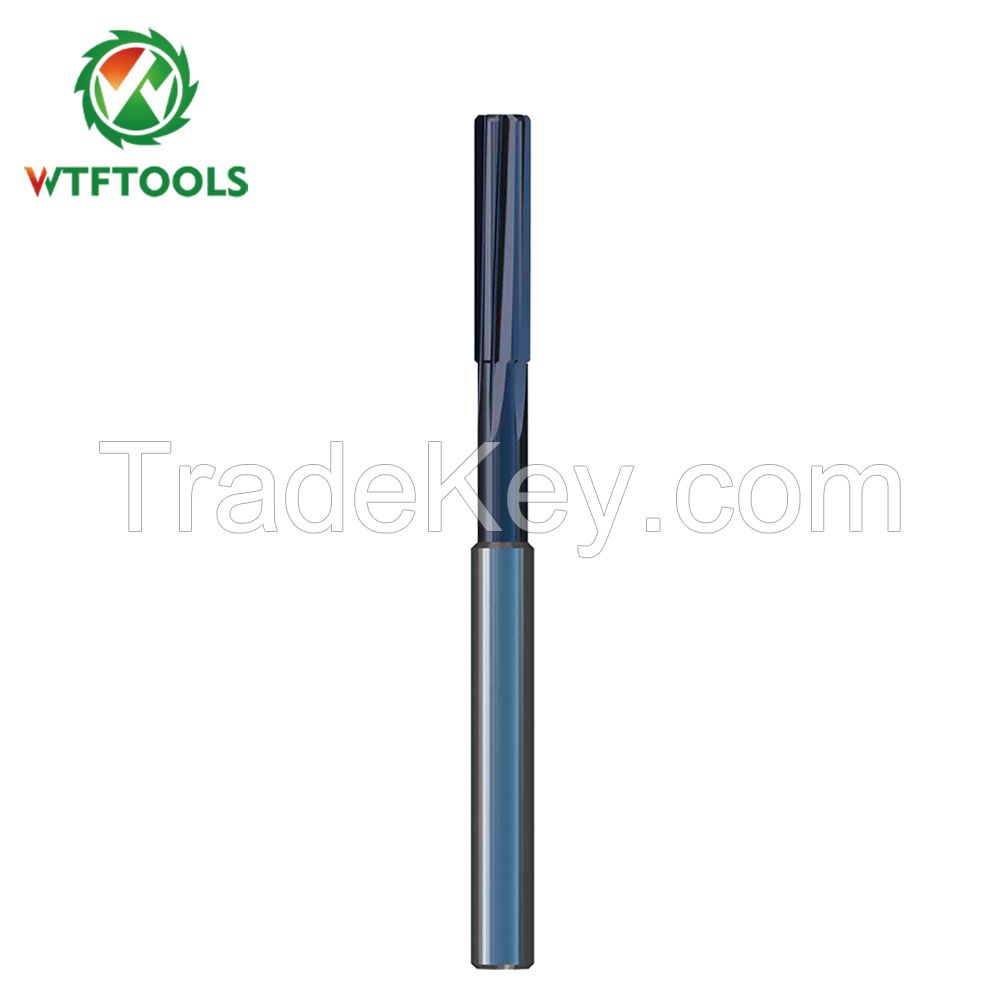 Metal Reamering Straight flutes Tungsten Carbide Reamers With High Precision