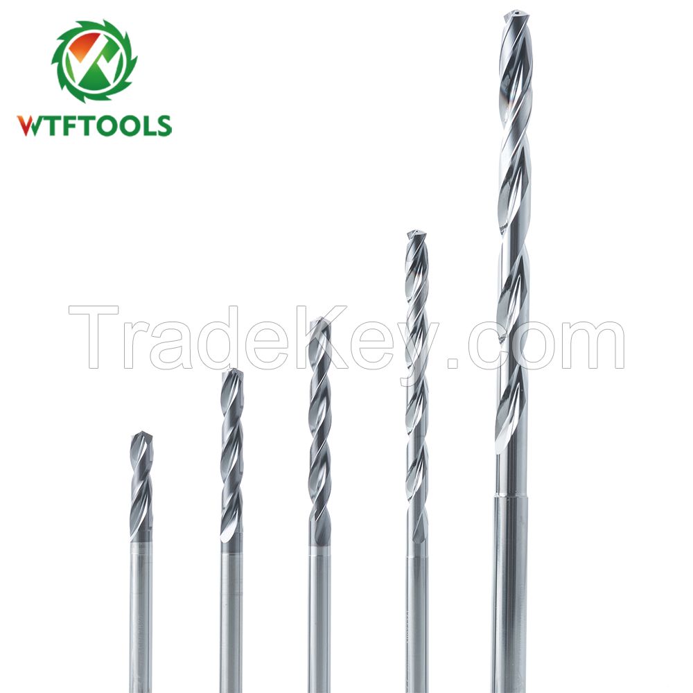 5xD 6mm Solid Carbide Drill Bits For Stainless Steel Drilling With Inner Coolant Hole